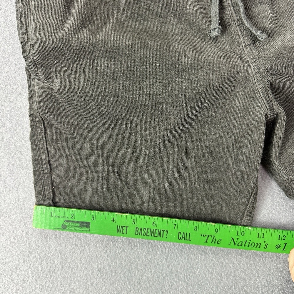 Katin Shorts Mens Sm Gray Corduroy Drawstring Elastic Waist Pockets 29x6 - Picture 9 of 11